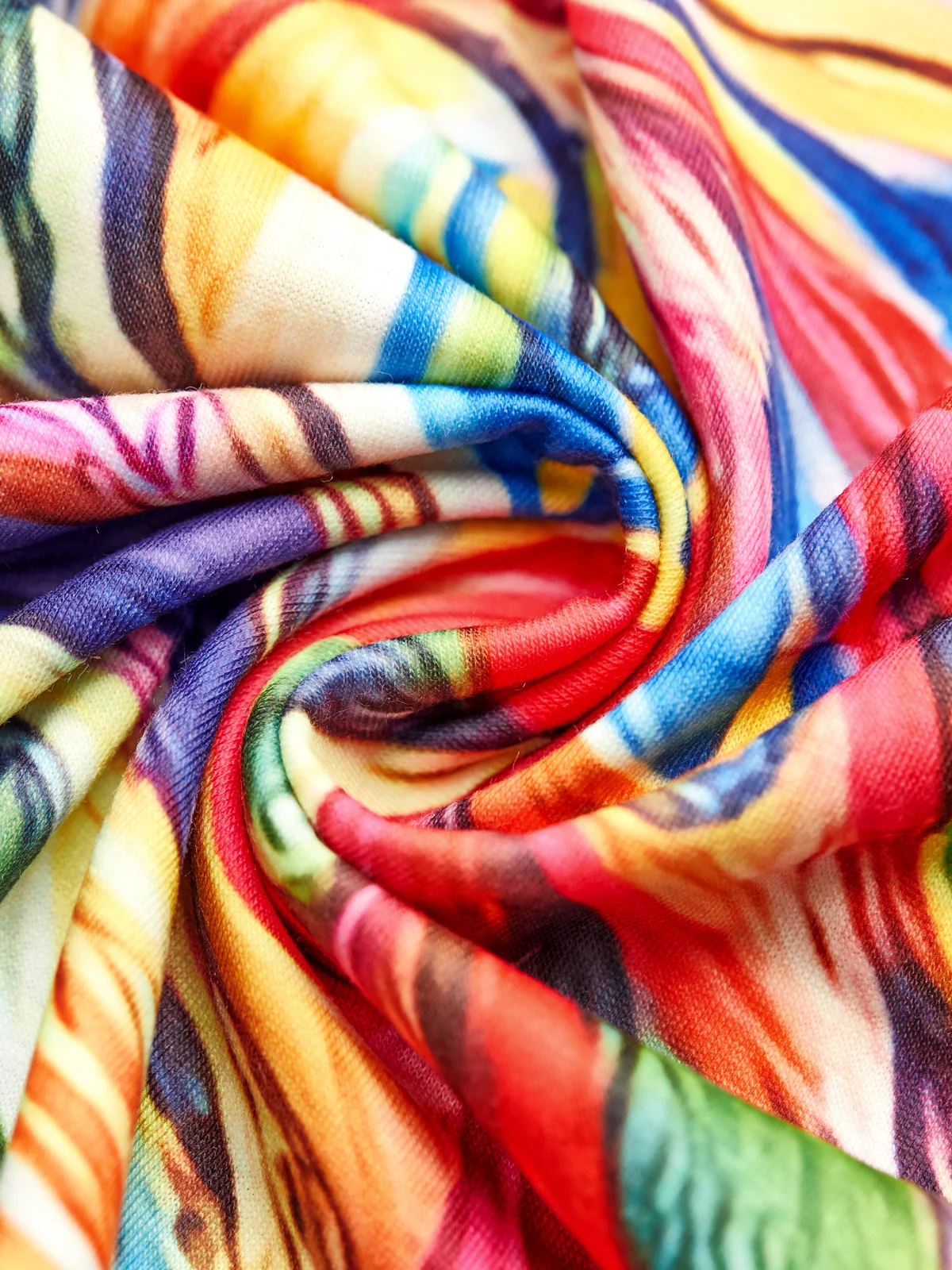 Women Knee Length Short Sleeve Printed floral Jersey V Neck Casual Dress