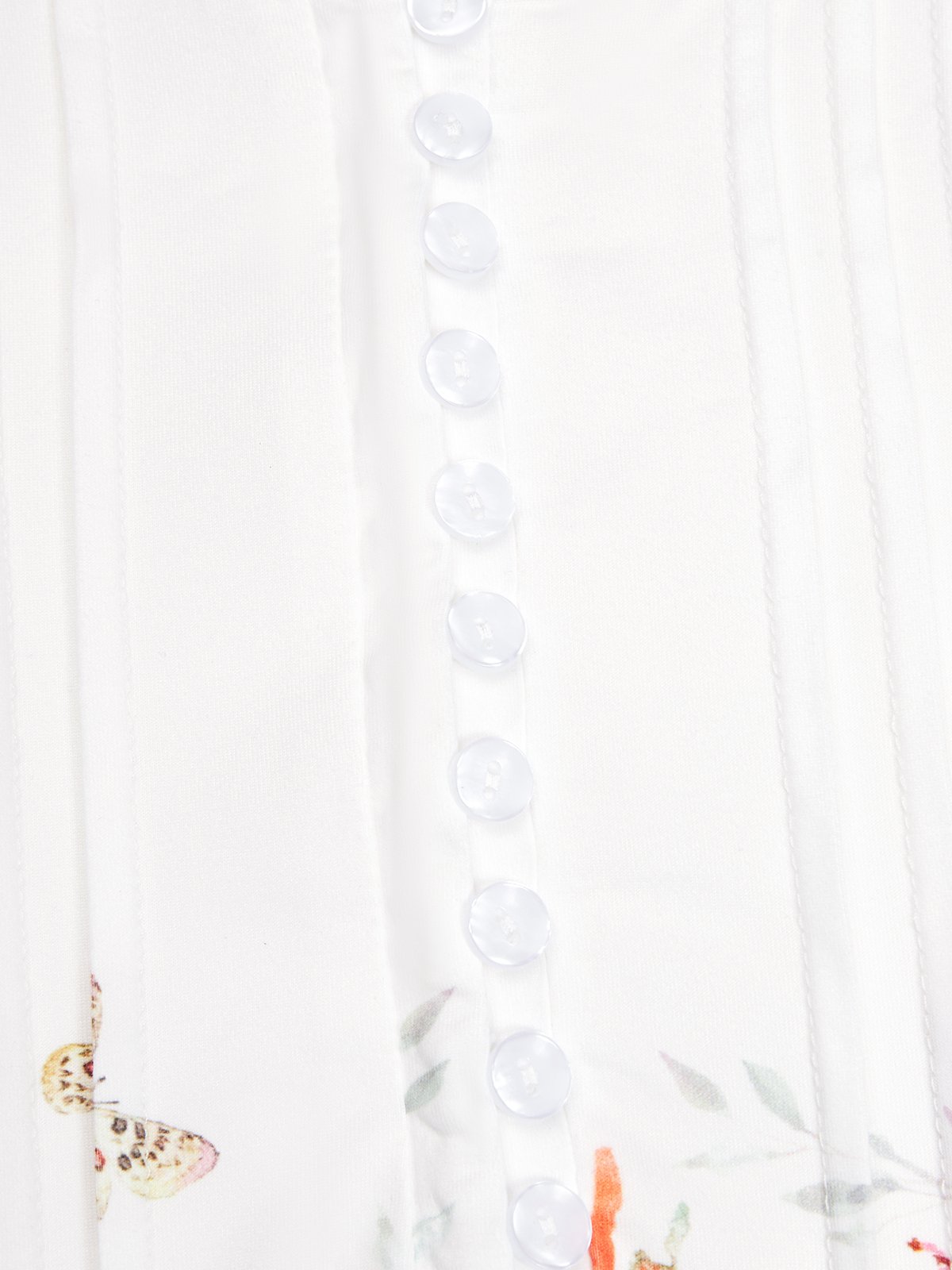 Floral V Neck Regular Fit Casual Top