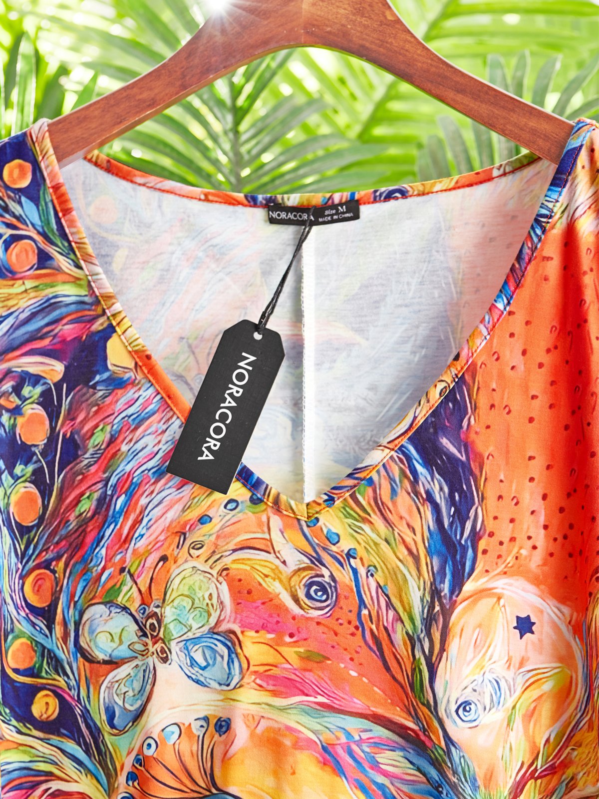 Women Knee Length Short Sleeve Printed floral Jersey V Neck Casual Dress