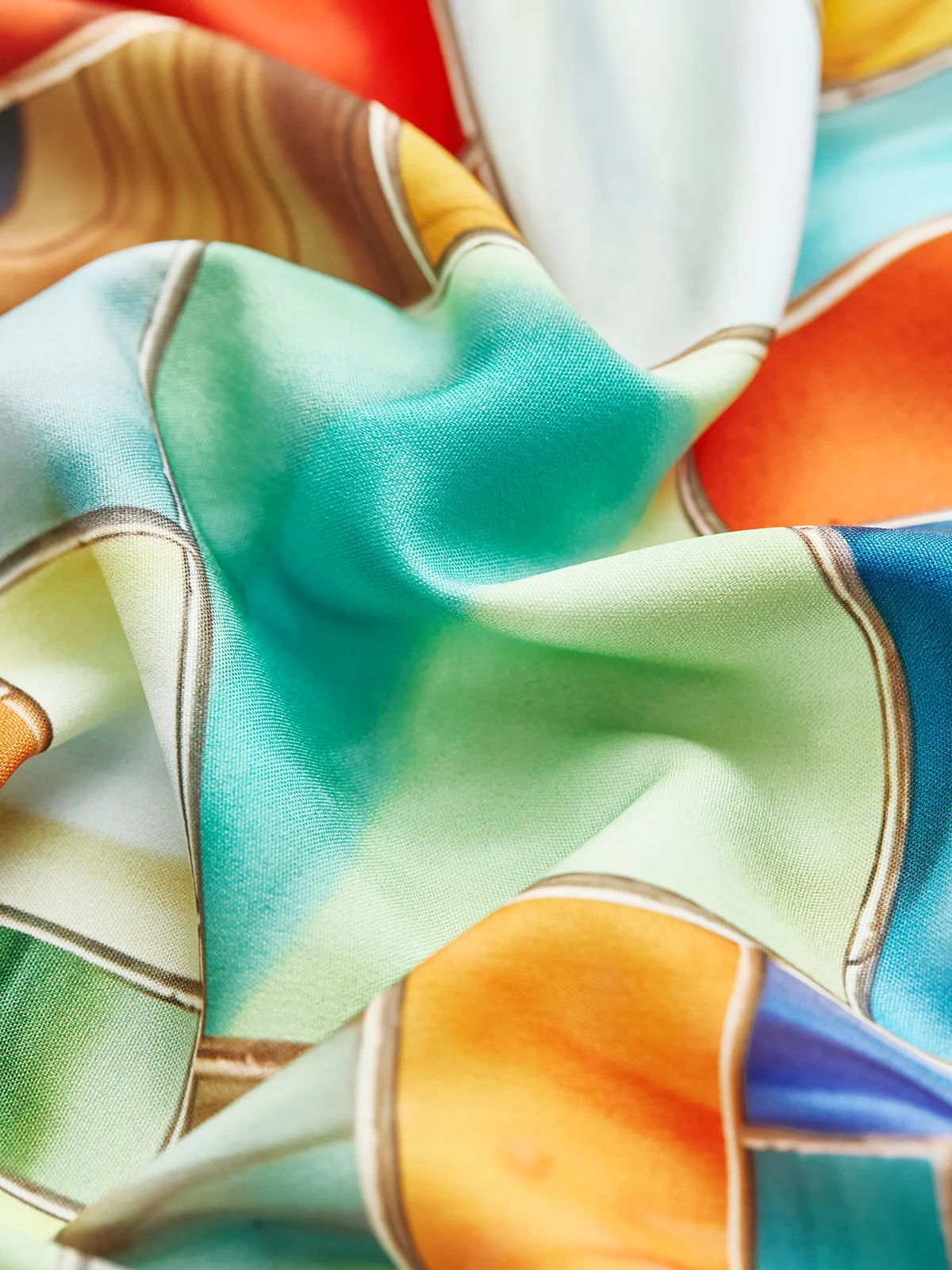 Casual Three Quarter Sleeve V Neck Printed Top