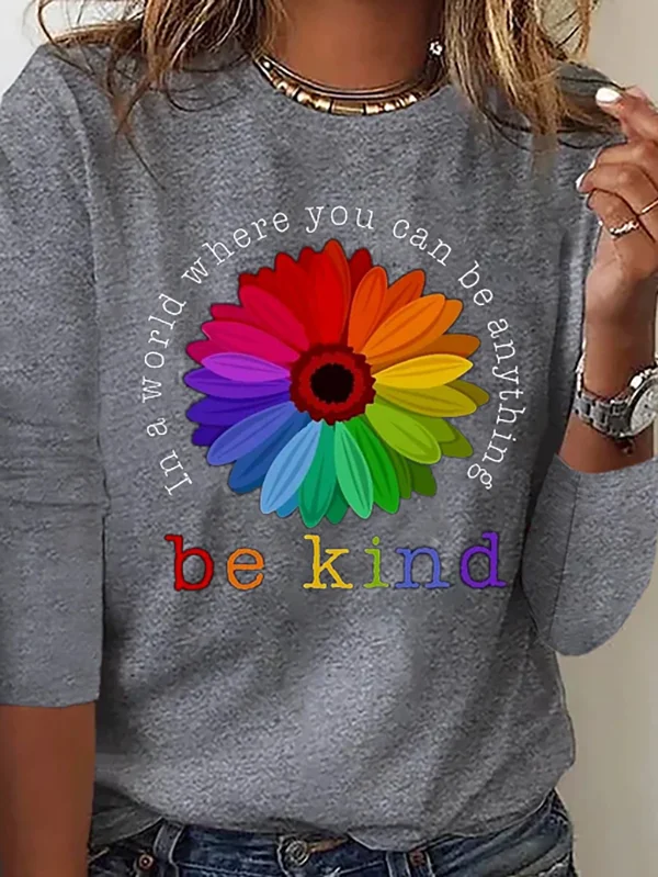 Sunflower Crew Neck Loose T-Shirt