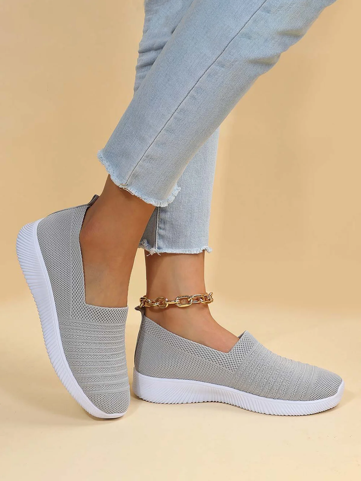 Breathable Slip On Sports Sneakers