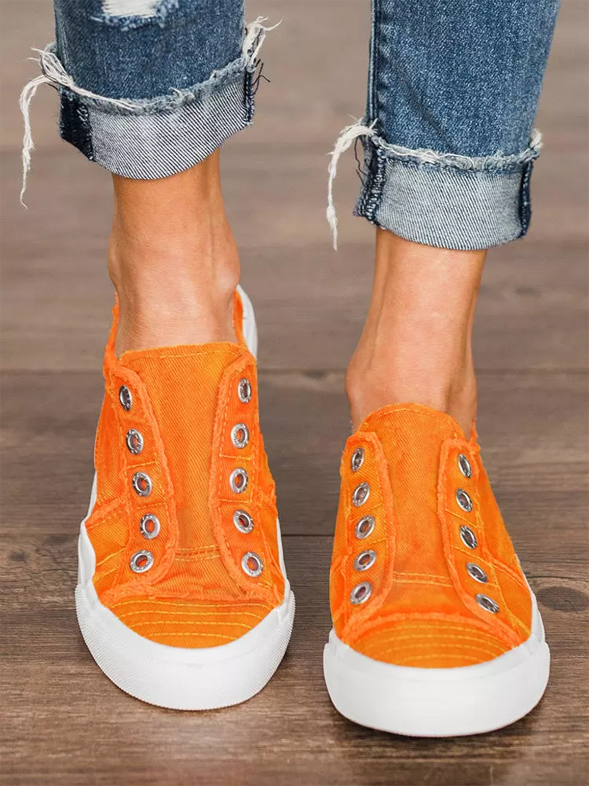 Women's Casual Slip On Canvas Shoes