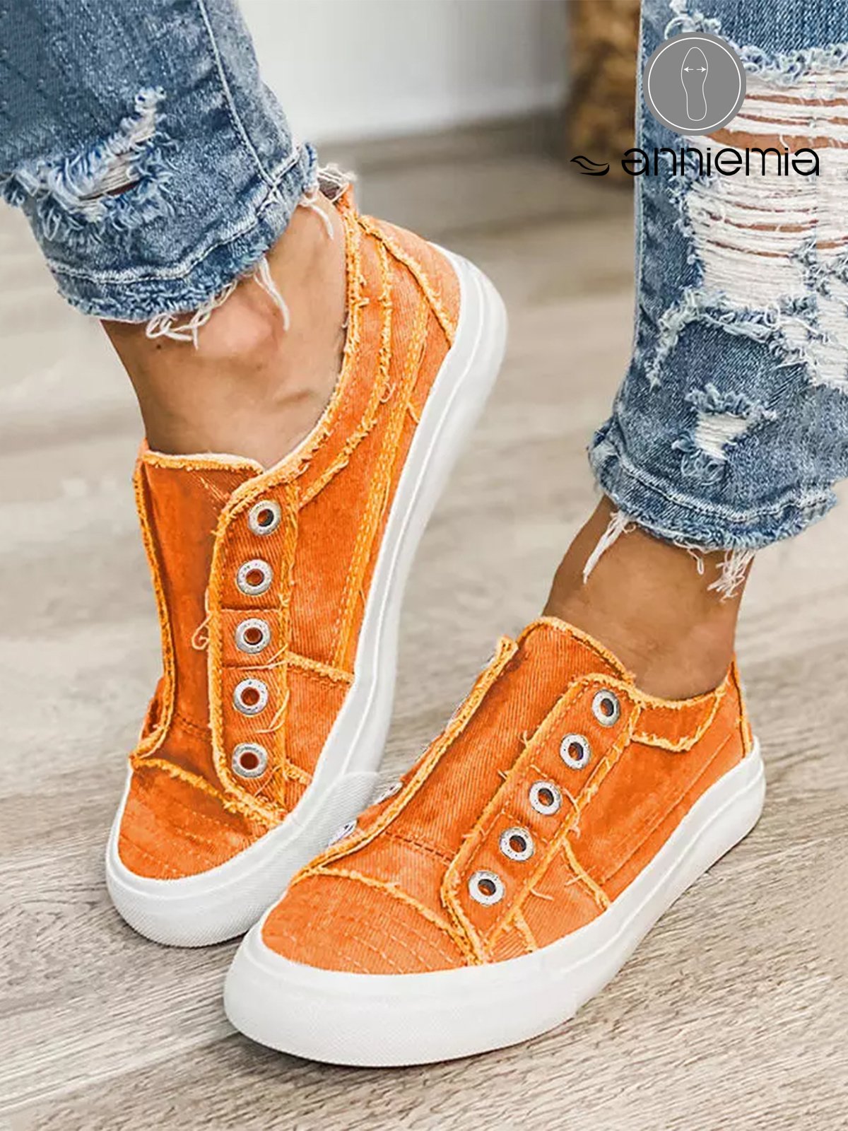 Women's Casual Slip On Canvas Shoes