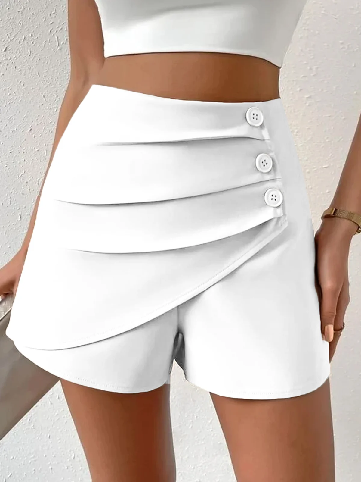 Elegant Daily Basic High Waist Short