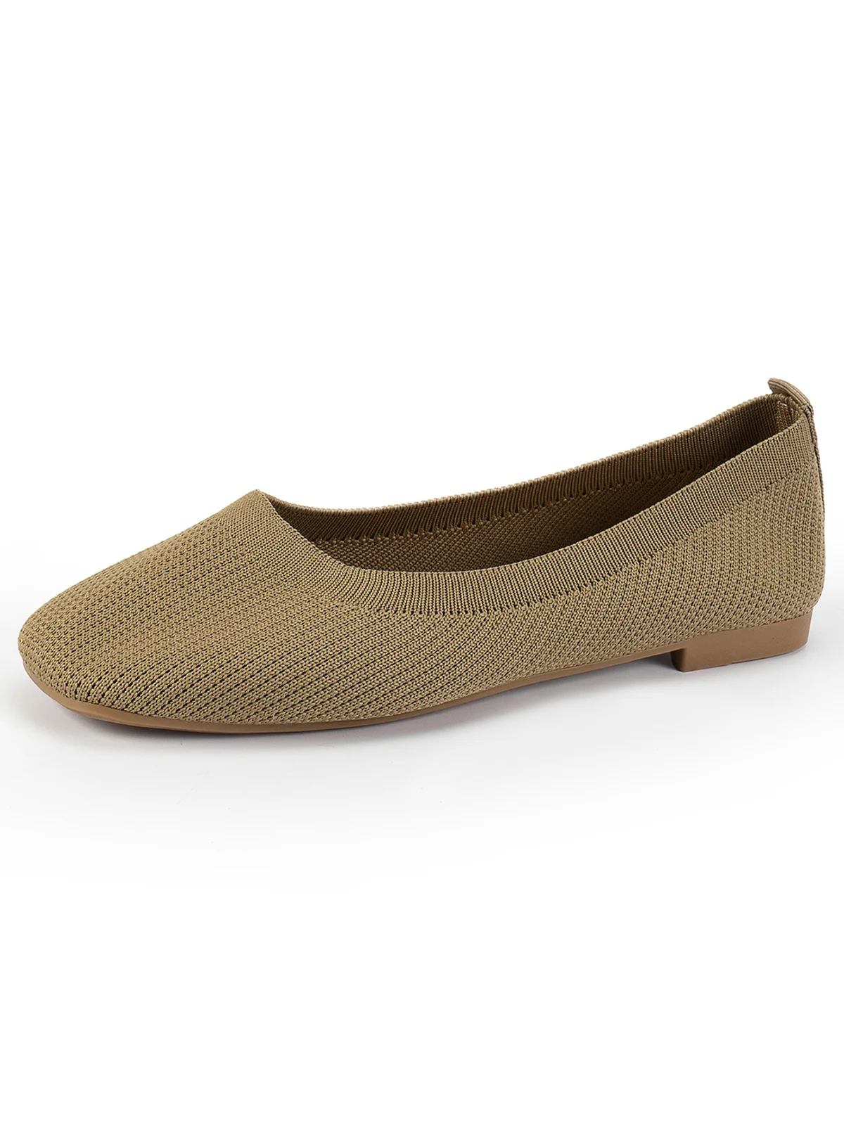 Casual Plain Breathable Slip On Flat Heel Shallow Shoes