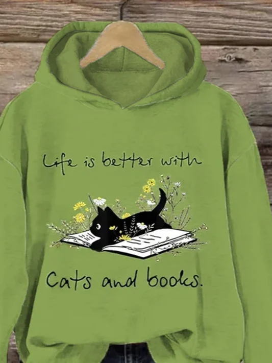 Casual Hoodie Cat Hoodie