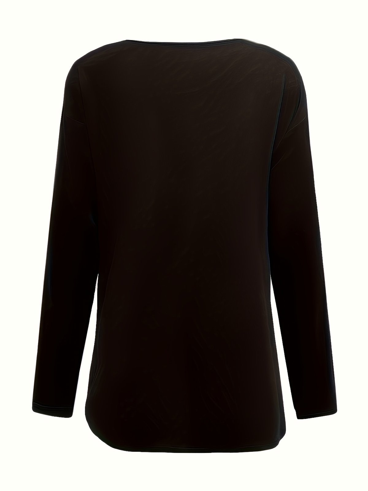 Casual Heart/Cordate V Neck Long Sleeve T-shirt