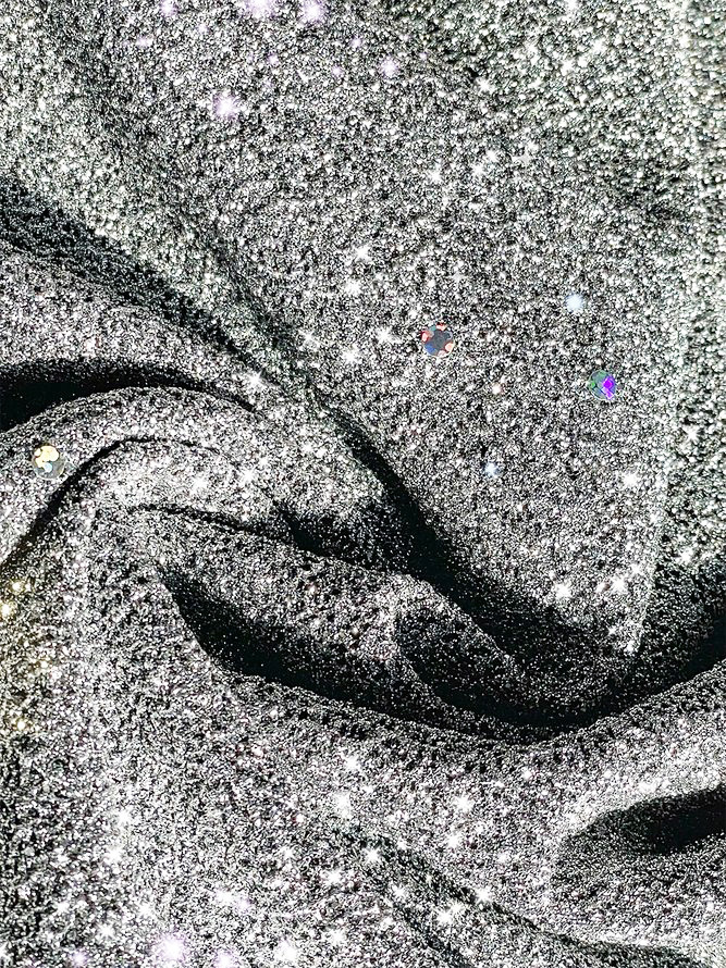 Women Sequin V Neck Long Sleeve Midi Party Dress