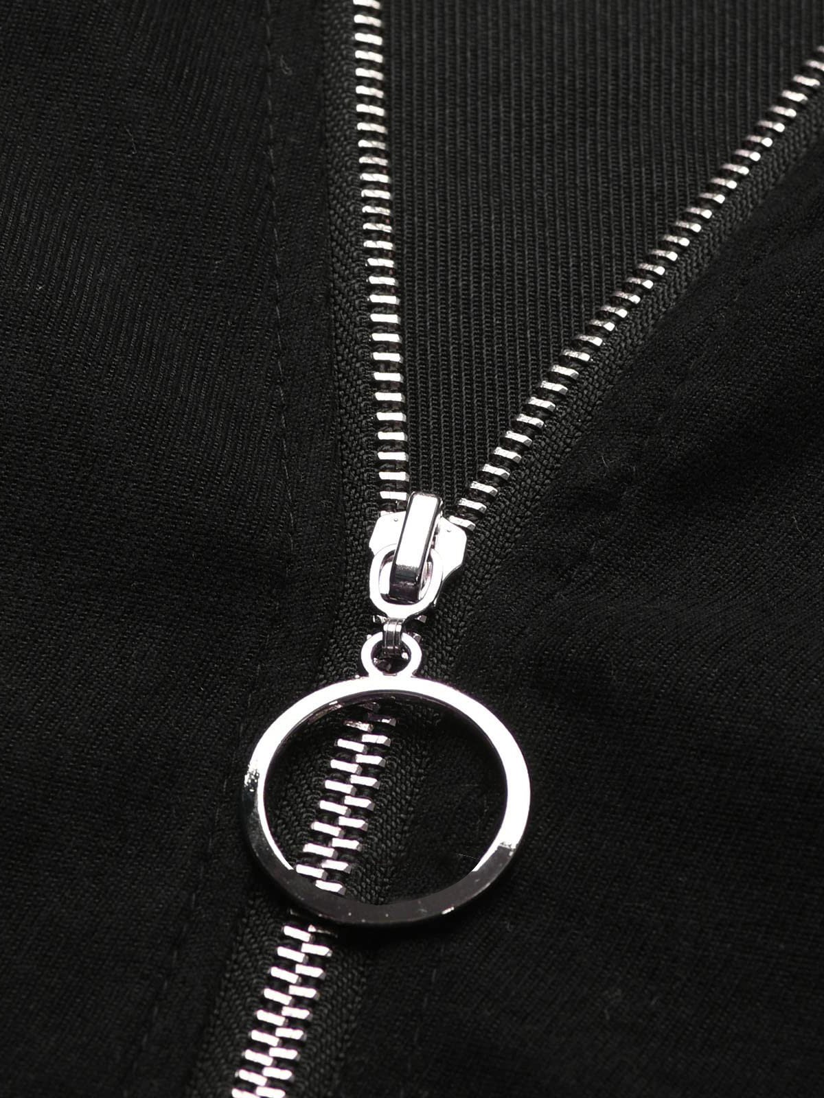 Women's Plain Beaded Regular Loose Jacket