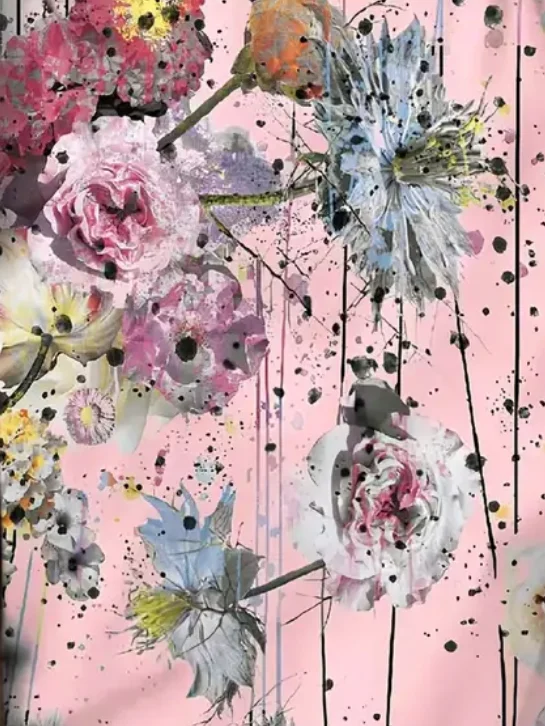 Casual Floral Print Crew Neck Short Sleeve T-shirt