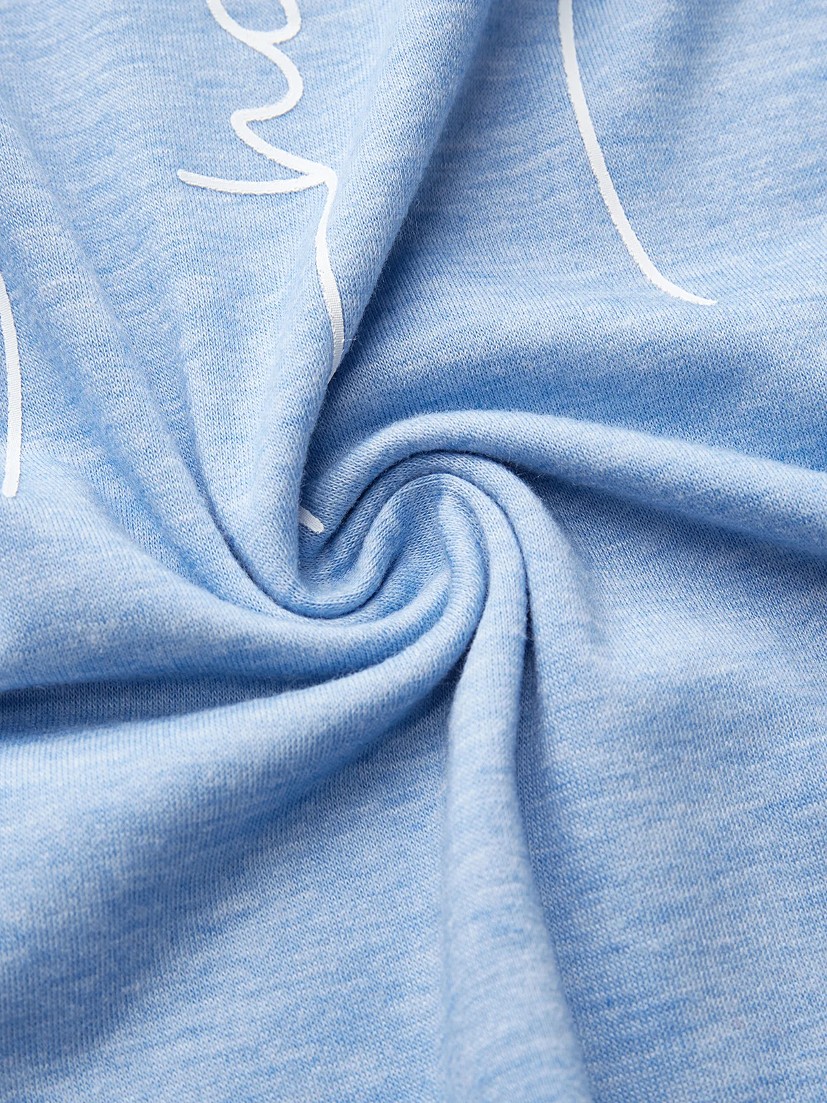 Loose Casual Text Letters Jersey T-shirt