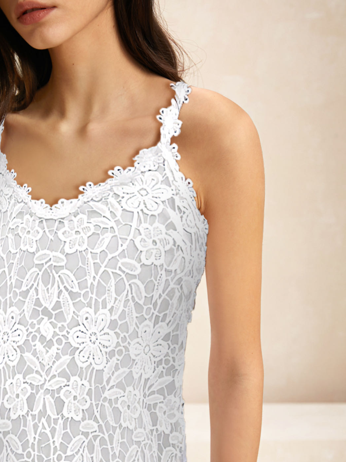 Casual V Neck Plain Tank Top