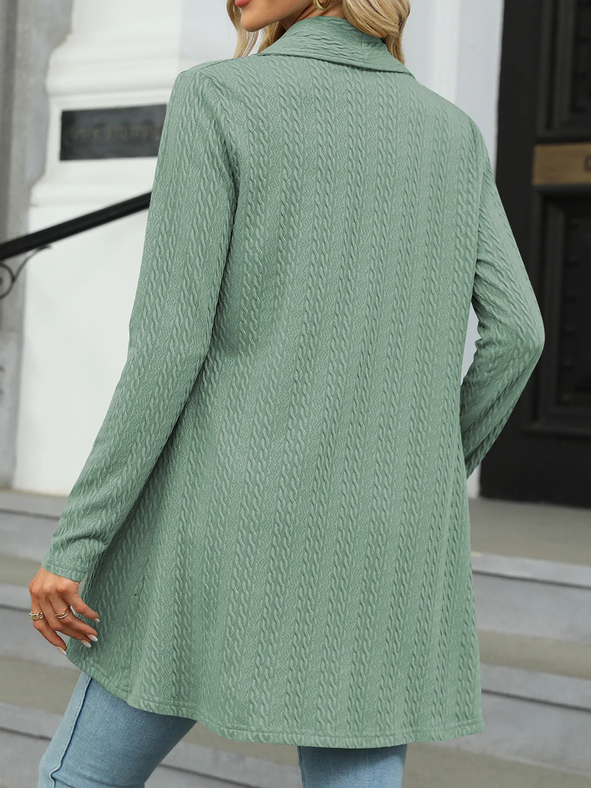 Women's Plain Regular Loose Kimono