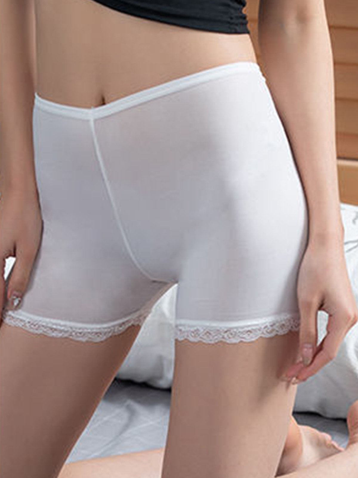 Casual Plain Shorts Leggings