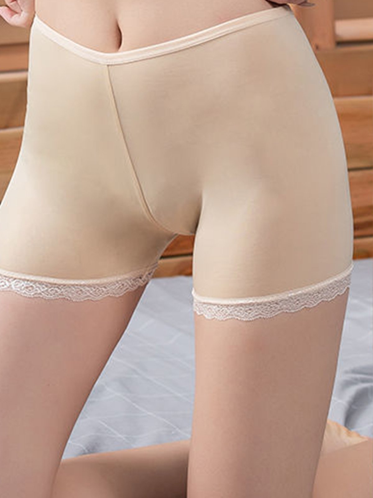 Casual Plain Shorts Leggings