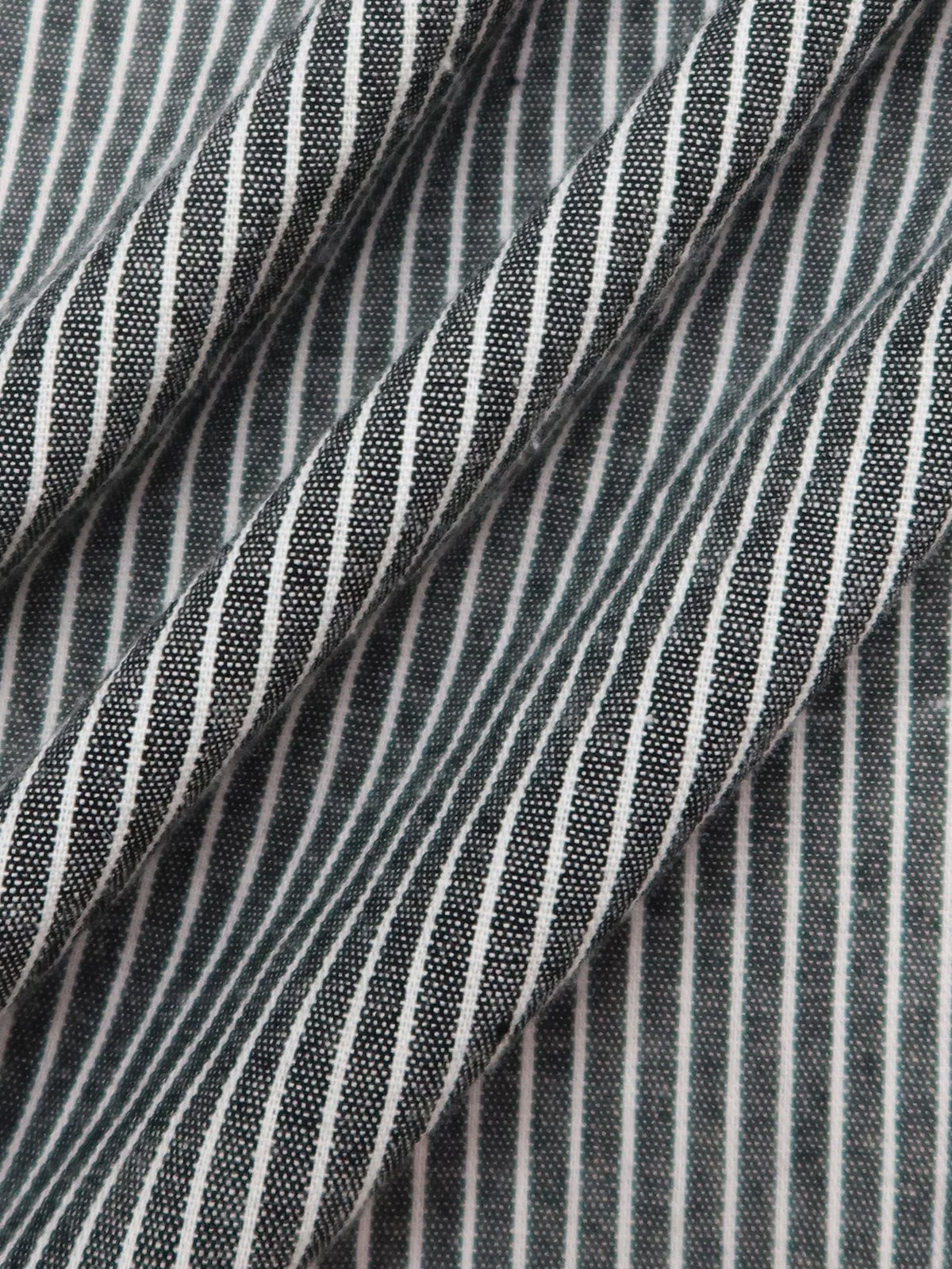 Women Cotton Pants Summer Striped Casual Buttoned Pants