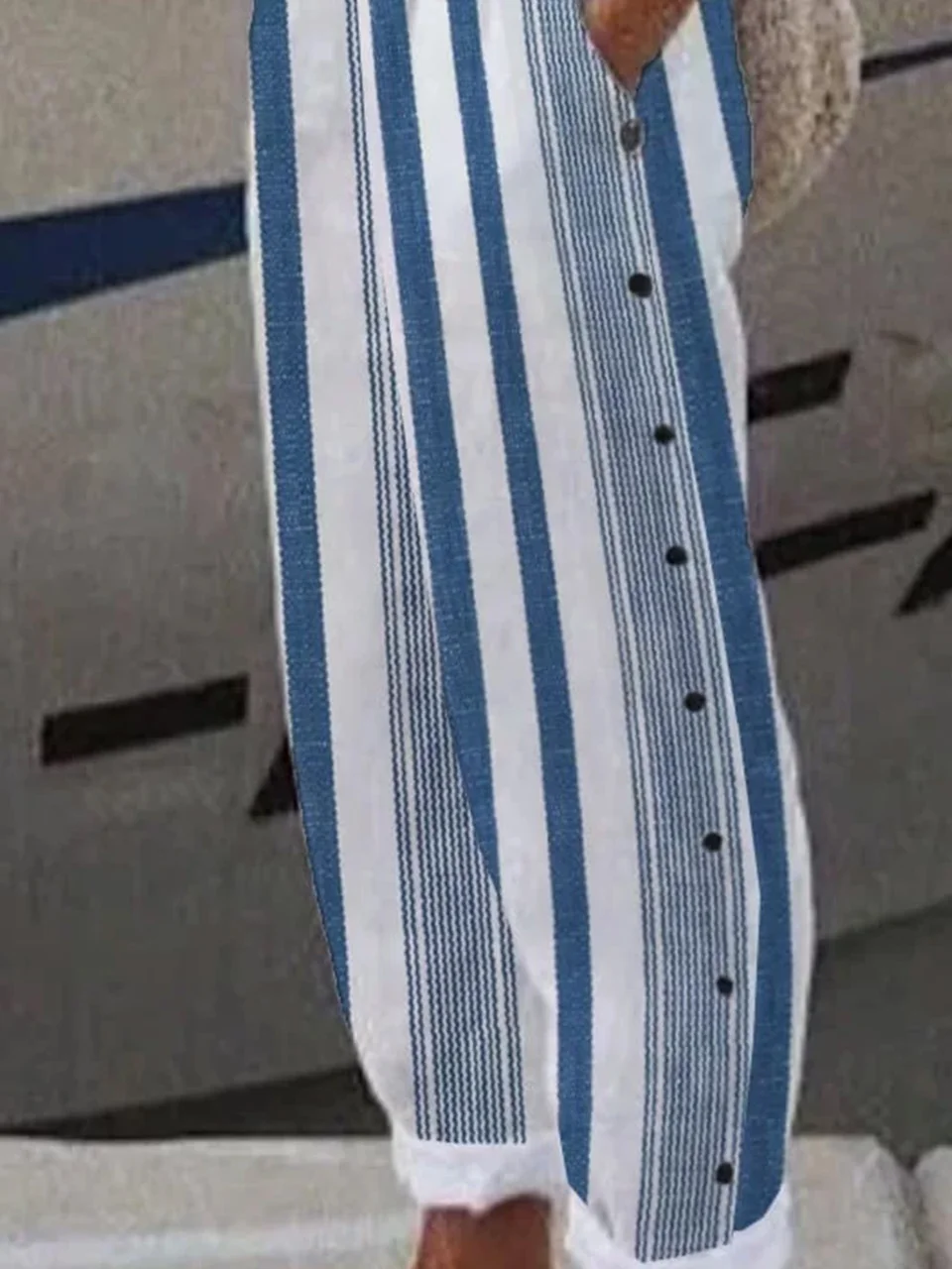 Casual Striped Long Pant