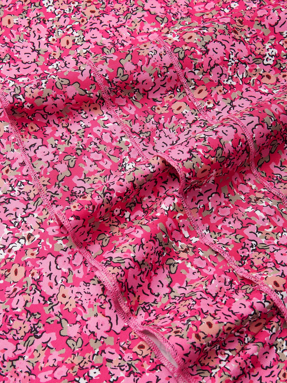 Women's Vacation Dress V Neck Loose Romantic Boho Short Sleeve Woven Tunic Dress