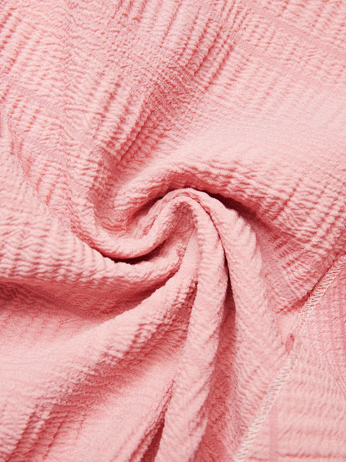 V Neck Long Sleeve Plain Regular Loose Blouse For Women