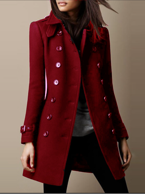 Women's Plain Regular Loose Jacket