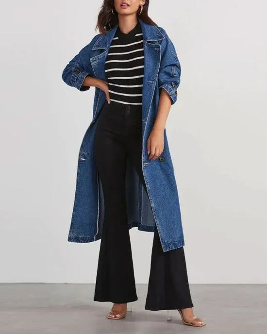 Women Spring/Fall Outerwear Casual Plain Long Sleeve Shawl Collar Jacket