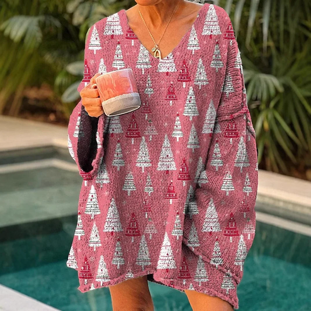 Casual V Neck Floral Sweatshirt Zipper