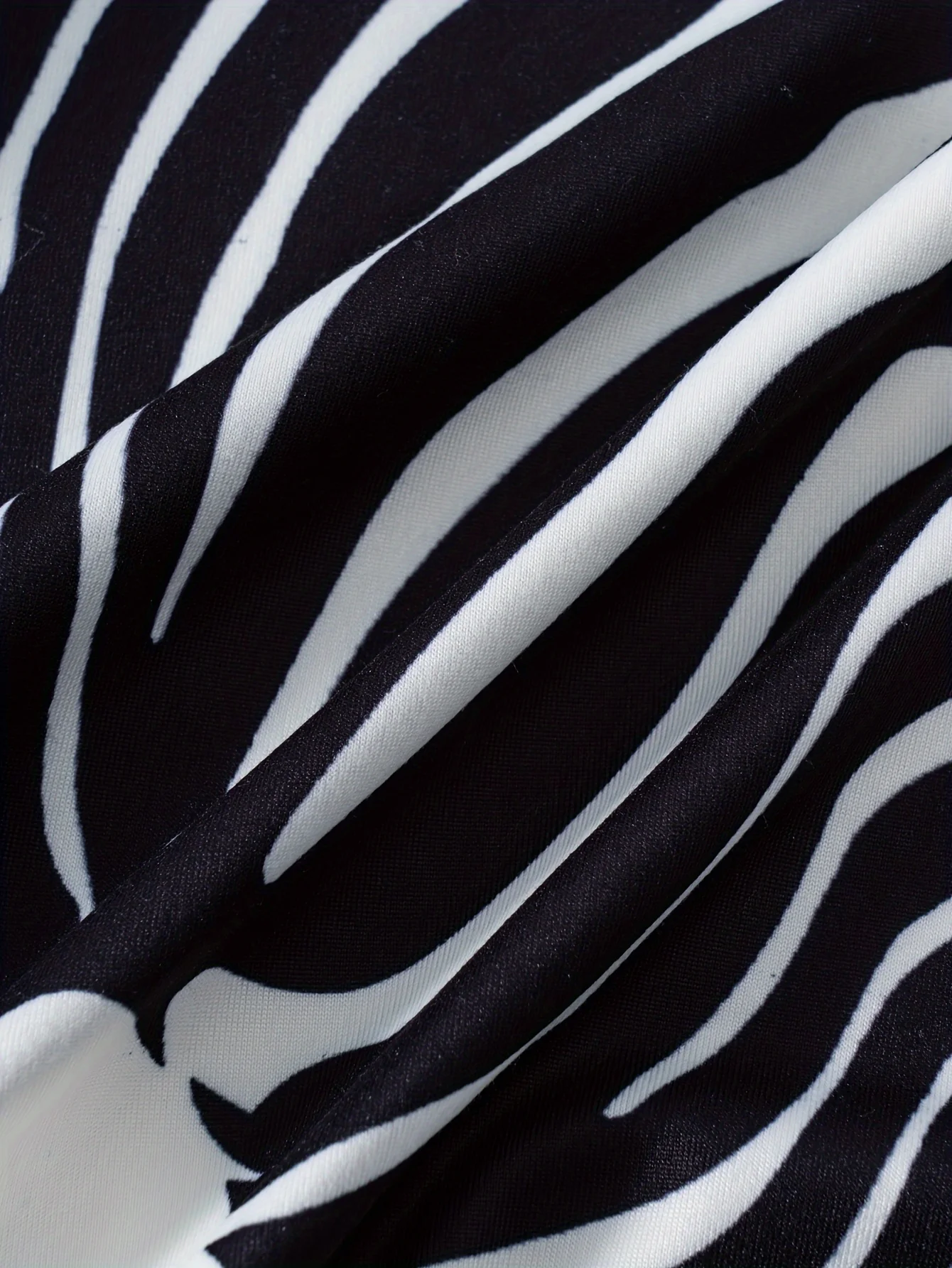 Women Zebra Two-Piece Set Daily Long Sleeve Casual Spring/Fall Top With Pants Matching Set