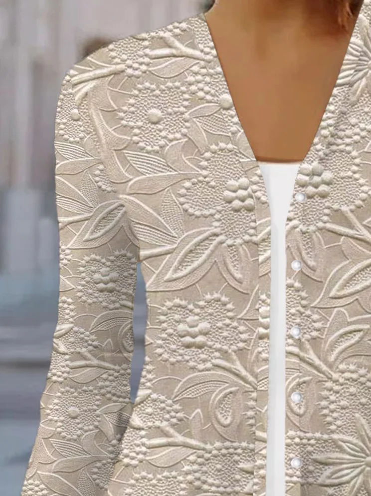 Women's Floral Printing Regular Loose Kimono