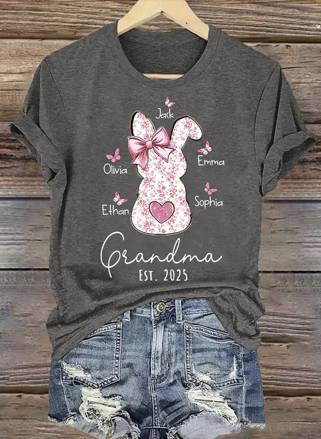 Casual Animal Crew Neck Short Sleeve T-shirt