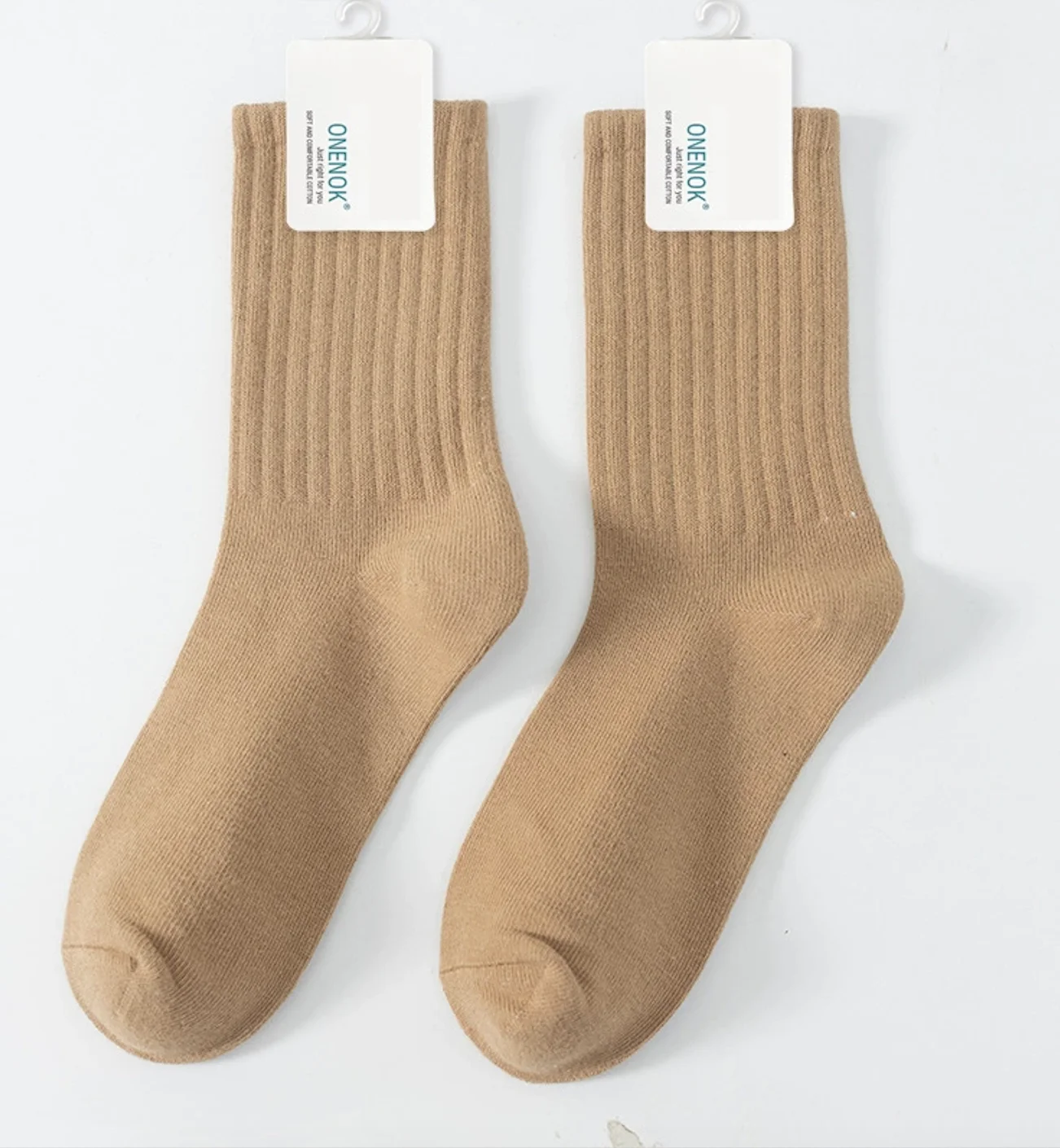 Antibacterial and deodorizing classic striped cotton socks