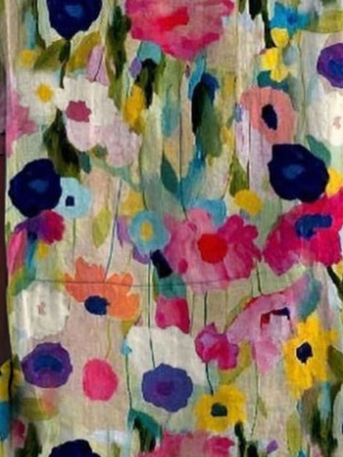 Shawl Collar Half Sleeve Floral Regular Loose Blouse For Women