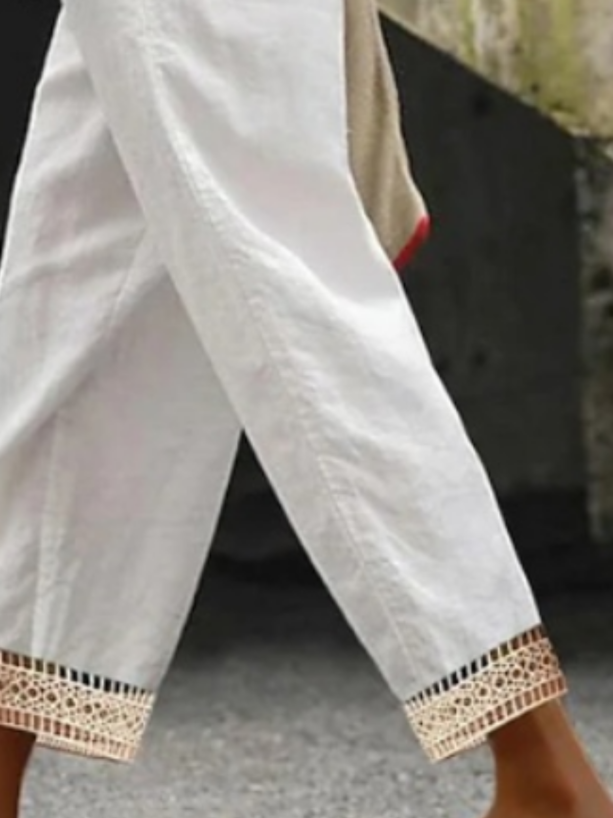 Women Casual Plain Daily Comfy Long Pants