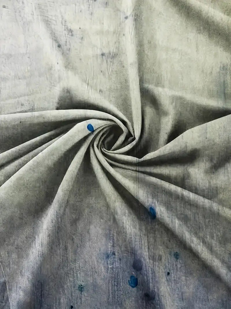 Shawl Collar Half Sleeve Dragonfly Regular Loose Blouse For Women