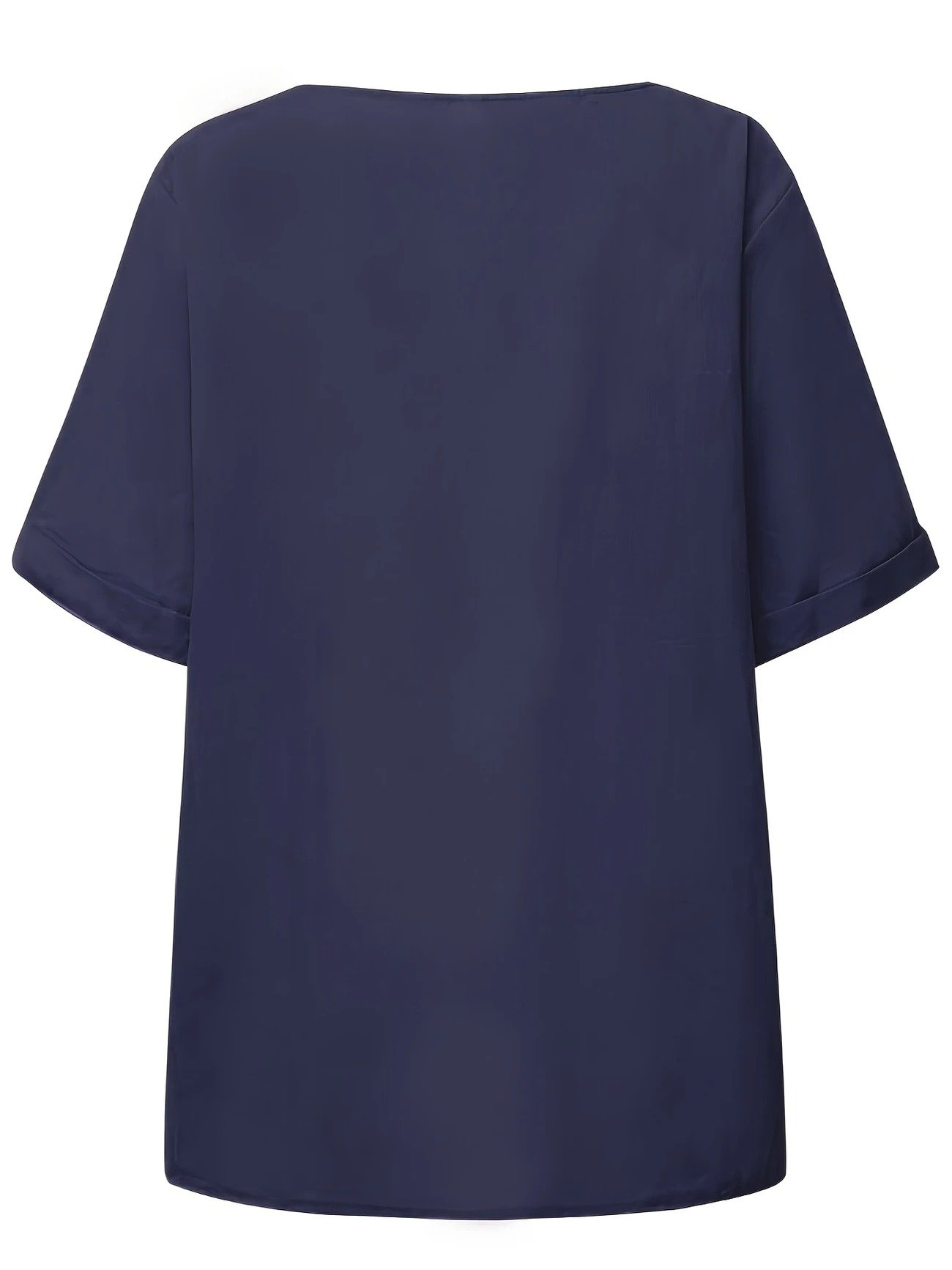 Crew Neck Half Sleeve Easter (rabbit) Regular Regular Fit Blouse For Women