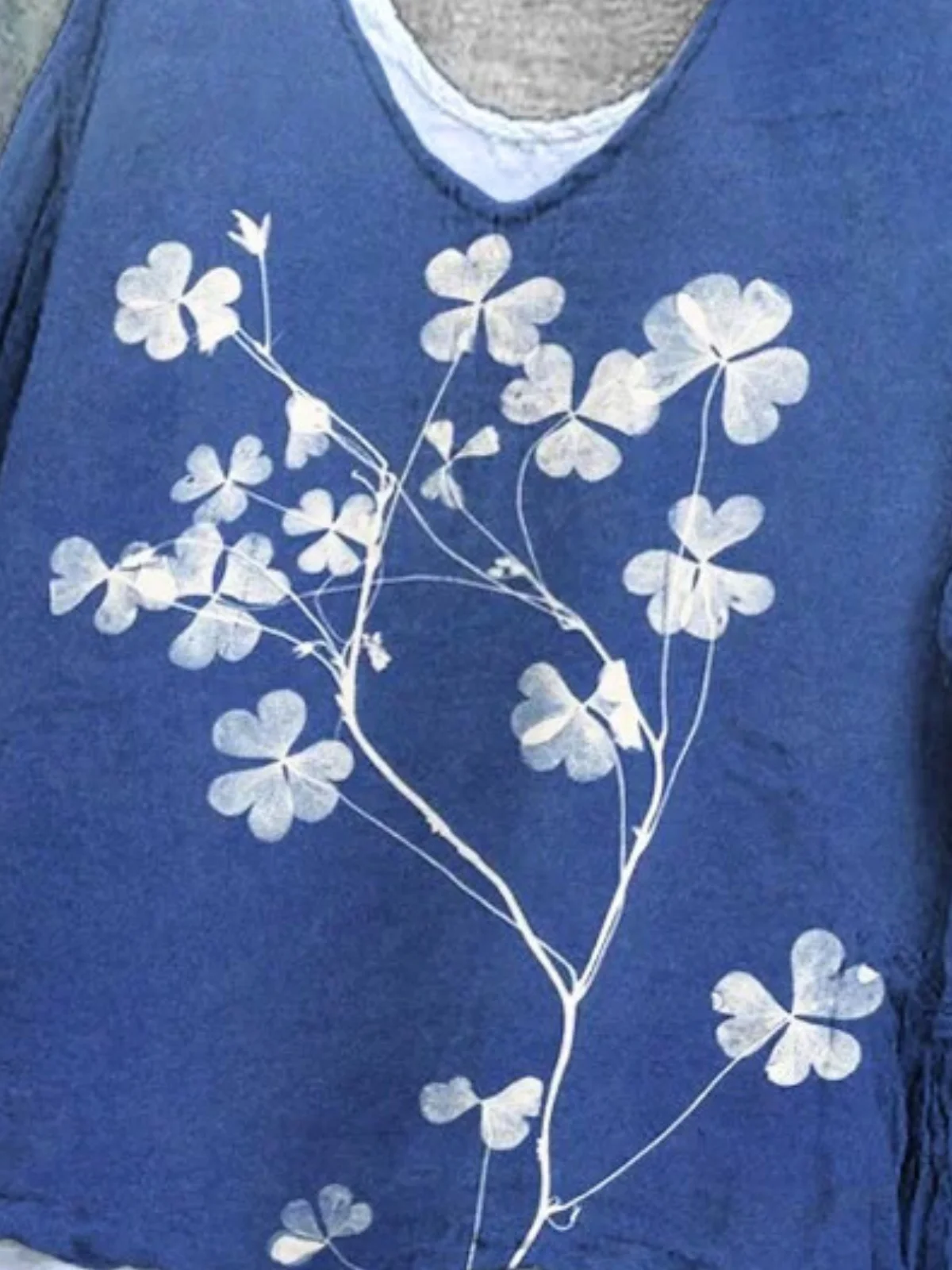 Casual Floral Crew Neck Long Sleeve T-shirt