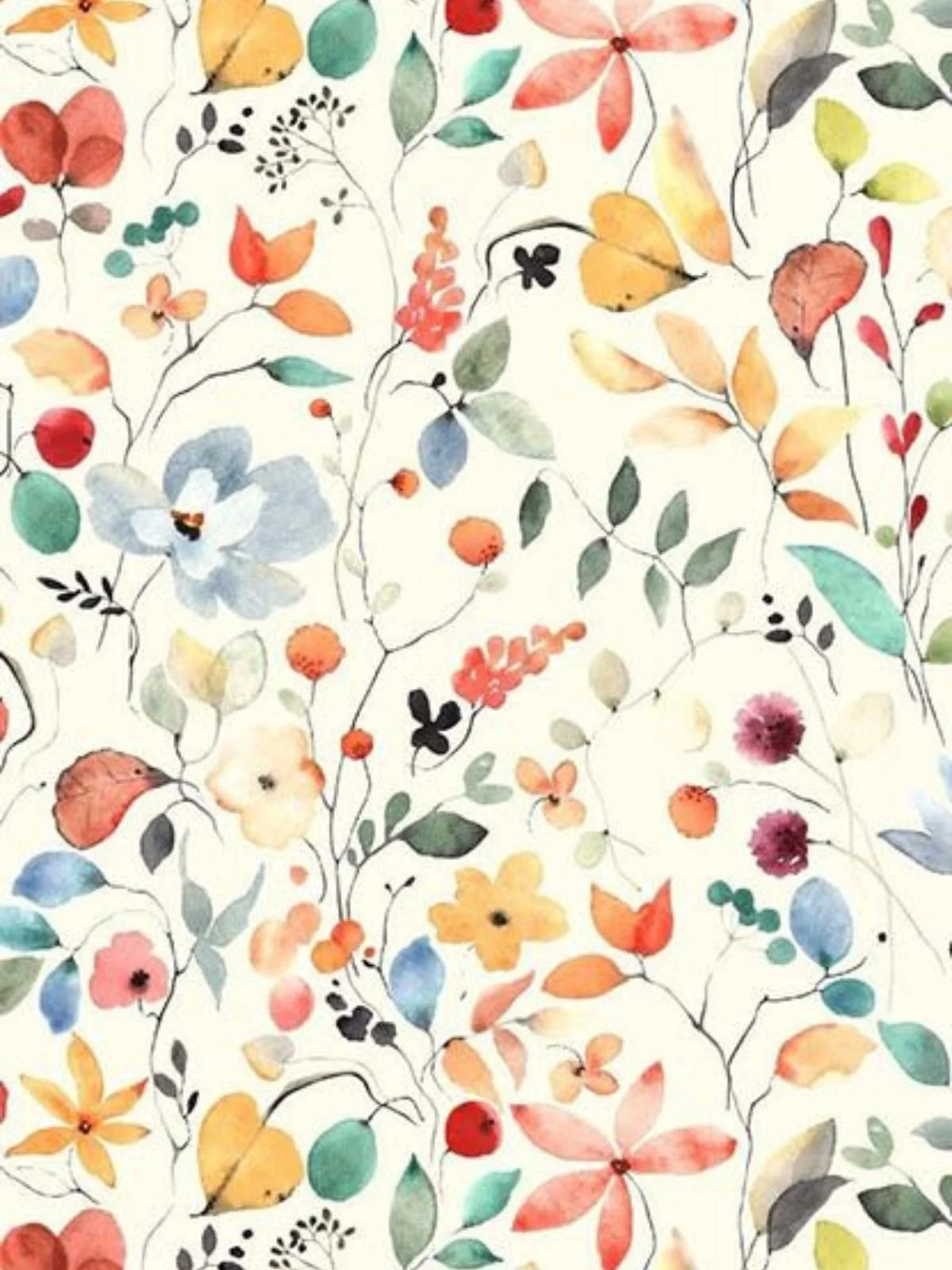 Women Elegant Basic Floral Print Long Sleeve Daily Loose Blouse For Women