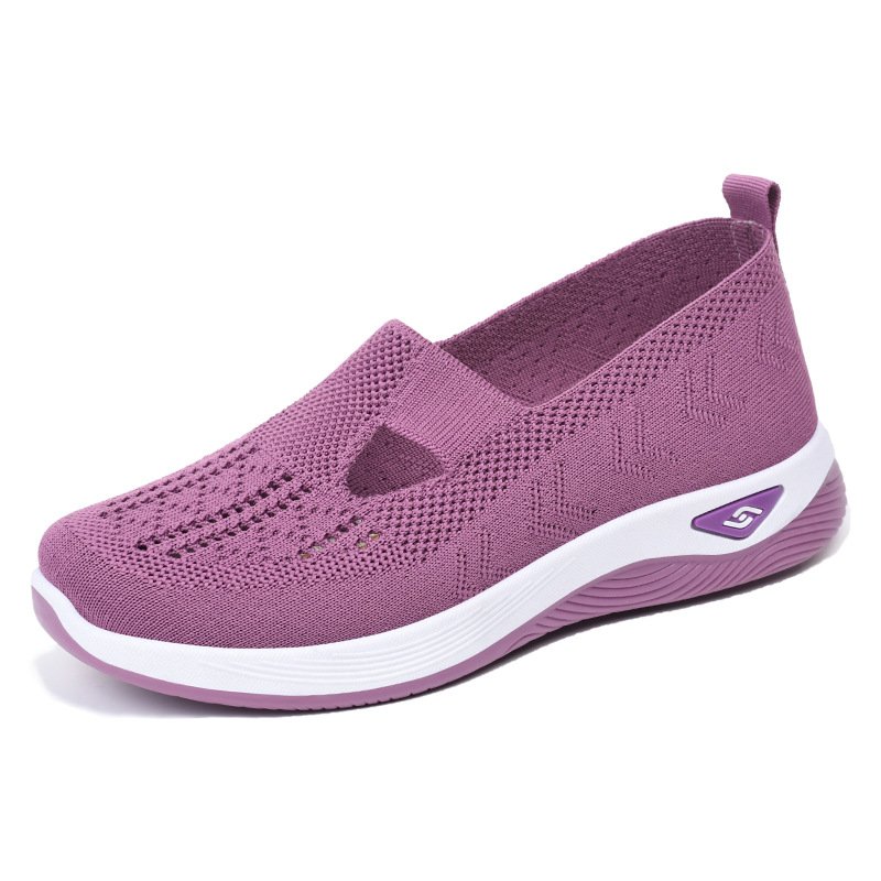 Casual Plain Slip On Flat Heel Shallow Shoes