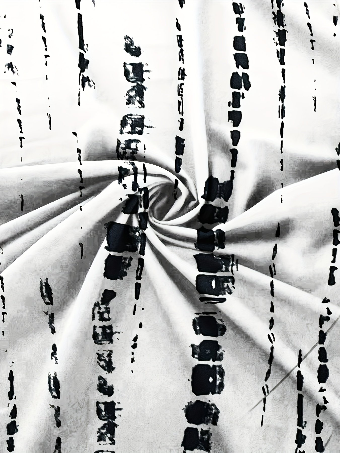 Casual Abstract Stripes Capris Elastic Waist Printing Leggings