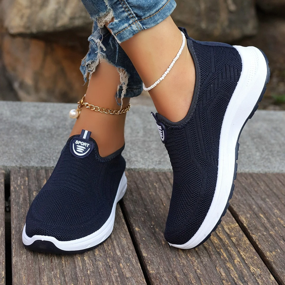 Casual Summer Shoes Mesh Fabric Comfortable Orthopedic Sneakers