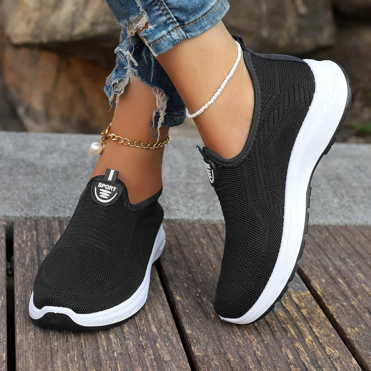 Casual Summer Shoes Mesh Fabric Comfortable Orthopedic Sneakers