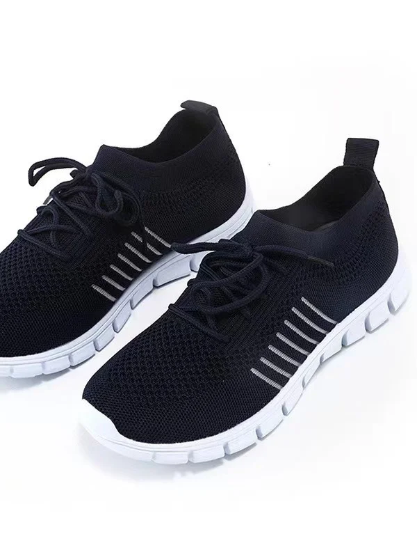 Casual Autumn Shoes Lightweight Breathable Mesh Fabric Comfortable Sneakers