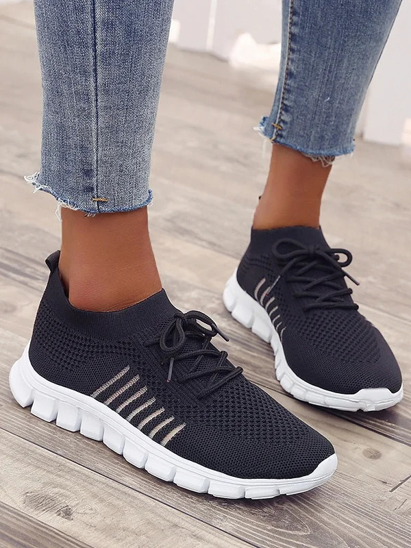 Casual Autumn Shoes Lightweight Breathable Mesh Fabric Comfortable Sneakers