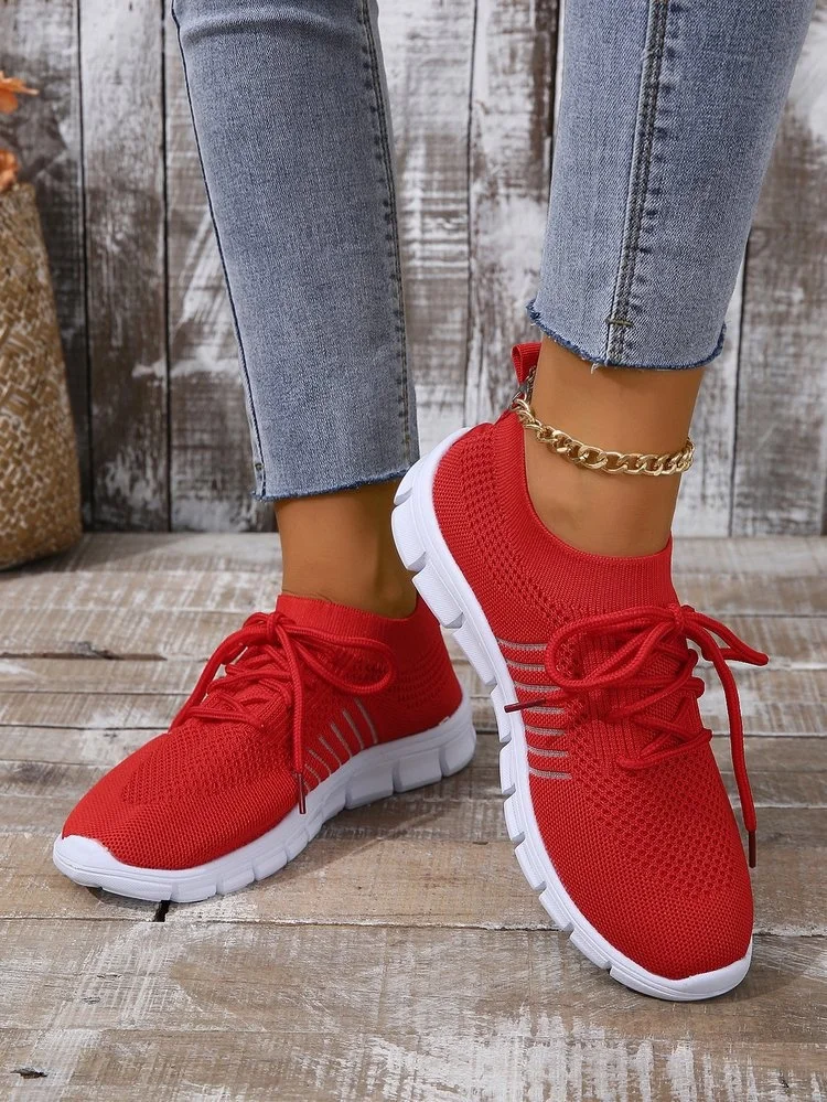 Casual Autumn Shoes Lightweight Breathable Mesh Fabric Comfortable Sneakers