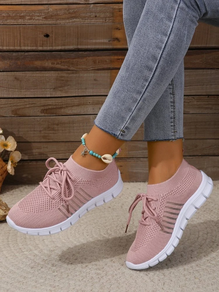 Casual Autumn Shoes Lightweight Breathable Mesh Fabric Comfortable Sneakers