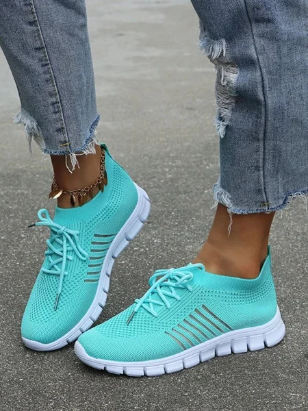 Casual Autumn Shoes Lightweight Breathable Mesh Fabric Comfortable Sneakers