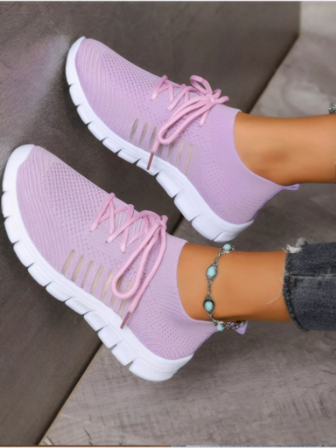 Casual Autumn Shoes Lightweight Breathable Mesh Fabric Comfortable Sneakers