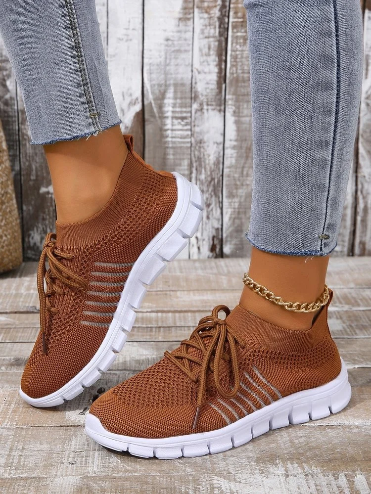 Casual Autumn Shoes Lightweight Breathable Mesh Fabric Comfortable Sneakers