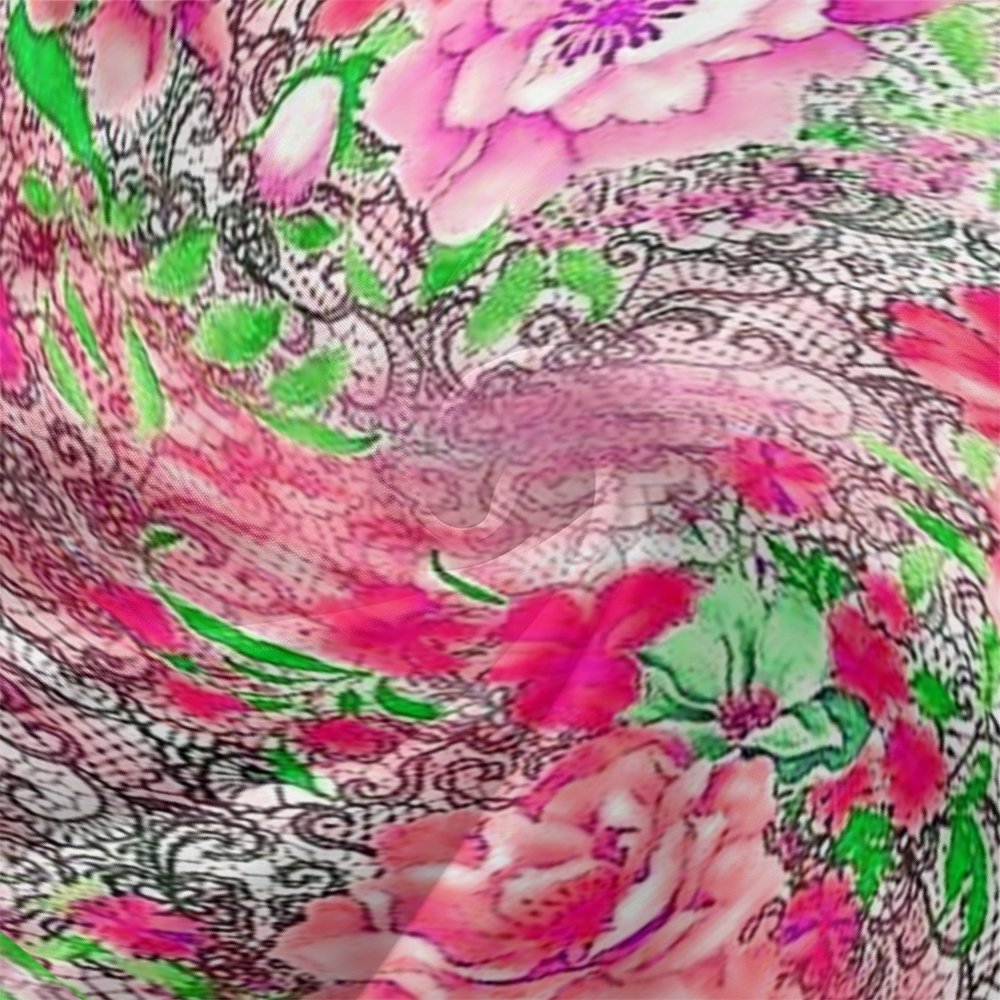 Women Floral Puff Sleeve Spring/Fall Dress V Neck Long Sleeve A-Line Dress