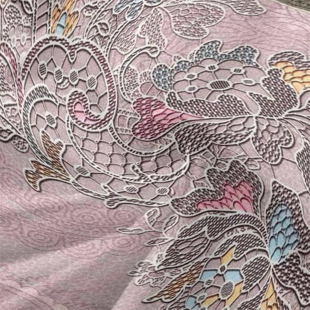 Women Floral Puff Sleeve Spring/Fall Dress V Neck Long Sleeve A-Line Dress